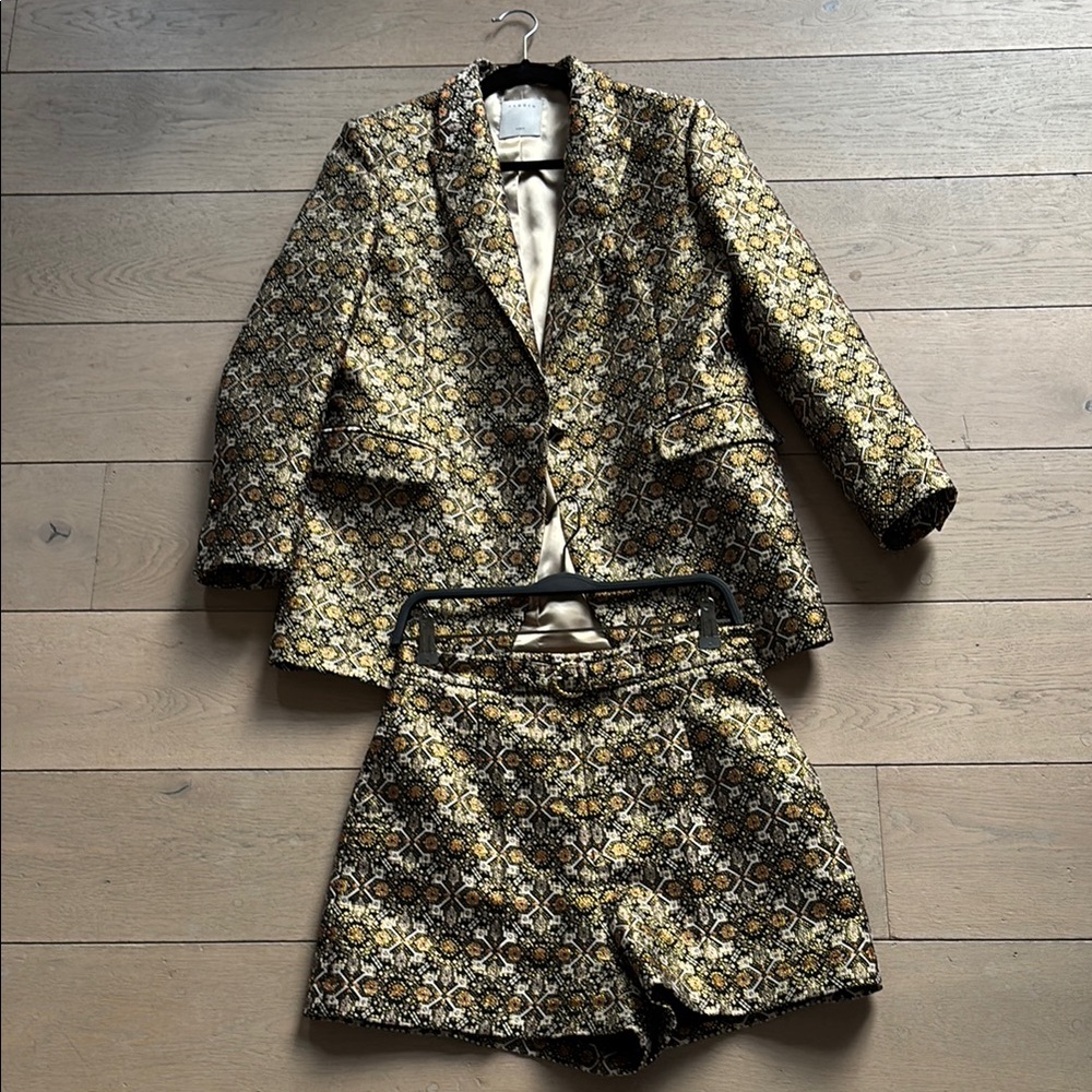 Sandro blazer and shorts set